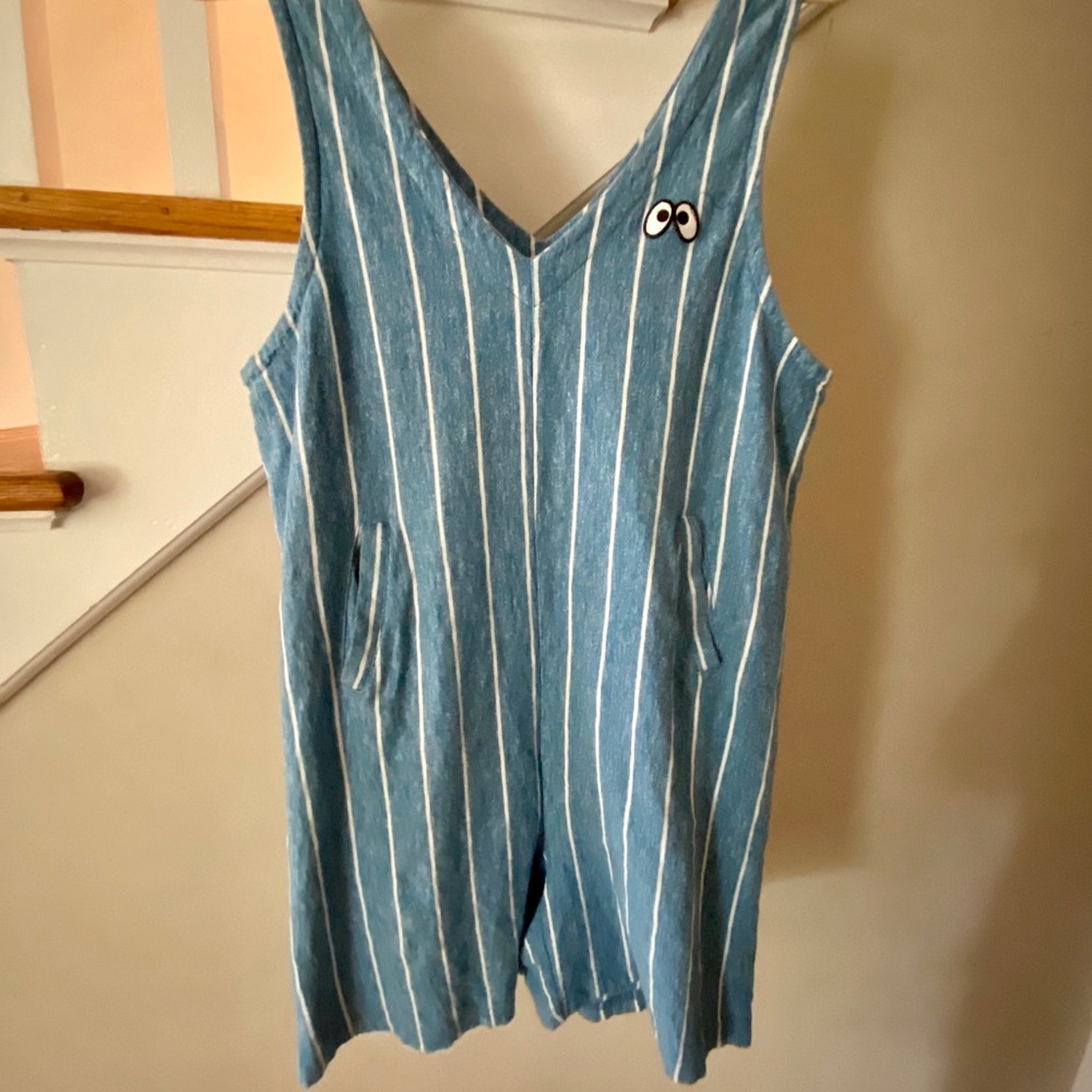 Mini Cream Romper